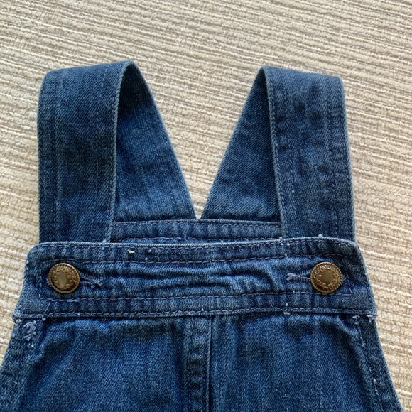 Tahari Dark Blue Denim Overall Dress - 18 months - India Cotton 100% - Picture 6 of 11